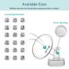 Picture of Momstouch 17mm Flange and Duckbill Valve Compatible with Spectra S1 S2 9 Plus Breastpump Replacement to Pump Parts, Not Original, Replace Accessories.