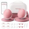Picture of Momcozy Wearable Breast Pump, Hands Free Upgraded Mobile Flow | M9, App Discreet Control with Personalized Multi-Modes & 15 Levels, Wearable Breast Pump 24mm, 2 Pack Cozy Red
