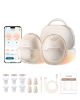 Picture of eufy Security Heated Wearable Breast Pump S1 Pro, Slim Hands-Free with Industry-Leading HeatFlow Tech, Wireless Charging Case, App-Controlled OptiRhythm, Hospital-Grade Suction, in-Bra Use