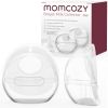 Picture of Momcozy Breast Milk Collector, Milk Collectors for Breastfeeding, Reusable Breast Milk Shells, Silicone Catcher with More Fit & Soft (3oz/90ml, 2 Counts)