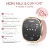 Picture of NCVI Electric Breast Pump 8782, Portable Hospital-Grade Double Pump with 4 Modes & 9 Levels, Anti-Backflow, Rechargeable Quiet Breastfeeding Pump for Efficient Comfortable Use at Home, Work or Travel