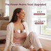 Picture of Momcozy Breast Pump S12 Pro Quick, Hands-Free Wearable & Wireless Pump, with DoubleFit Hybrid Flange, 3 Modes & 9 Levels Electric Pump Portable, Smart Display, 2 Count, Cozy White