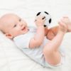 Picture of June Garden 3" My First Soccer Ball - Plush Baby Rattle Toy - Safe Soft Sports Toy for Infants Boys and Girls