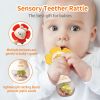 Picture of weirtoya 2 PCS Baby Rattles Teething Toys 3-6 Month, Baby Toys for 0-6 Months Infant Toy Sensory Toys with Beads Grasping Shaker, Newborn Must Haves Montessori Toys Babies Gifts