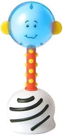 Picture of SmartNoggin NogginStik Light-up Developmental Rattle - Color Changing, Textured for Grasping, Mirror & Rattle Sound - Sensory Toy for Babies, Ages 0-12 Months