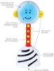 Picture of SmartNoggin NogginStik Light-up Developmental Rattle - Color Changing, Textured for Grasping, Mirror & Rattle Sound - Sensory Toy for Babies, Ages 0-12 Months