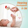 Picture of iPlay, iLearn Baby Shaker Rattle Toy, Babies Teething Sensory Toys 3-6-12 Month, Infant Development Tummy Time Animal Rattles Set, Newborn First Birthday Gift 4 5 7 8 9 10 Month Old Toddlers Boy Girl