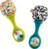 Picture of Fisher-Price Newborn Toys Rattle n Rock Maracas, 2 Soft Musical Instruments for Developmental Play Babies Ages 3+ Months, Neutral Colors