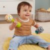 Picture of Fisher-Price Newborn Toys Rattle n Rock Maracas, 2 Soft Musical Instruments for Developmental Play Babies Ages 3+ Months, Neutral Colors