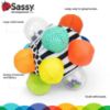 Picture of Sassy Developmental Bumpy Ball, Easy to Grasp Bumps Help Develop Motor Skills, Ages 6+ Months