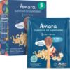 Picture of Amara Organic Baby Food - Stage 2 - Oats & Berries - Baby Cereal to Mix With Breastmilk & Water - Shelf Stable Baby Food Pouches Made from Organic Fruit and Veggies - 5 Pouches, 3.5oz Per Serving