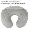 Picture of Dot Nursing Pillow Cover Set 2 Pack Nursing Pillow Slipcovers, Ultra Soft Compatible with Boppy Pillow,Standard Pillow for Baby Boy Girl Grey Navy