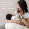 Picture of snuggle me Organic Nursing Pillow (New 2025 Design) | Bottle & Breastfeeding Pillow with Organic Cotton Cover & Fiberfill, Machine Washable Feeding Pillow, Newborn Essentials Must Haves (Natural) - v2