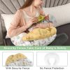 Picture of BATTOP Nursing Pillow for Breastfeeding,Bottle Feeding, Plus Size Breastfeeding Pillows with Adjustable Waist Strap Removable Cover, Extra Pillow on Top for More Support for Mom
