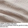 Picture of Onacosht Muslin Nursing Pillow Cover Soft Cotton Feeding Pillow Slipcover Fits Standard Infant Nursing Pillow for Baby Boy and Girl, Fog