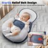 Picture of Gotvspt Baby Lounger Pillow for Infant Support Cushion Reflux Pillow, Bottle Feeding, Tummy Time,Wedge Pillow for Newborn,Adjustable Baby Wedge Pillow for Reducing Spit-Up
