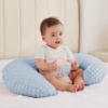 Picture of ANHEBEIBEI Nursing Pillow for Bottle and Breastfeeding, Ergonomic Comfort Nursing Essentials for Mom and Baby, Feeding Support Pillow with Removable Cover, Easier and Healthier Nursing (Blue)