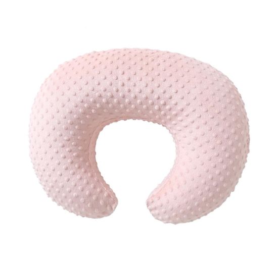 Picture of QUENESS Nursing Pillow Cover Breastfeeding Pillow Cases Plush Dot Slipcover (LightPink)