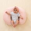 Picture of QUENESS Nursing Pillow Cover Breastfeeding Pillow Cases Plush Dot Slipcover (LightPink)