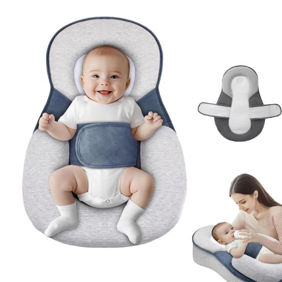 Picture of FOBSERD Baby Lounger Pillow for Infant Support Cushion Reflux Breastfeeding Pillow, Bottle Feeding, Tummy Time