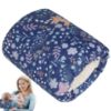Picture of Povkufii Baby Feeding Arm Pillow,Nursing Arm Pillows for BreastfeedingSoft Cotton for Newborn, More Support for Mom and Baby,Portable and Washable,Ergonomic Nursing EssentialsBlue Fox
