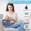 Picture of Povkufii Baby Feeding Arm Pillow,Nursing Arm Pillows for BreastfeedingSoft Cotton for Newborn, More Support for Mom and Baby,Portable and Washable,Ergonomic Nursing EssentialsBlue Fox