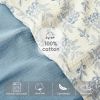 Picture of FUNUPUP Muslin Nursing Pillow Cover Compatible with Boppy Nursing Pillow, Soft Baby Nursing Covers for Breastfeeding Pillows for Boys Girls, only Cover, Blueberries & Blue