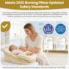 Picture of Rootling Baby Feeding Pillow, Anti Overflow Feeding Pillow for Reducing Spit-Up, Safety Nursing Pillow, Baby Lounger Reflux Wedge Breastfeeding, Removable top and Bottom