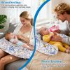 Picture of LLCJYYCY Nursing Pillow - Ergonomic Breastfeeding & Bottle Feeding Support, Standard Size, Breathable with Washable Cover, Hypoallergenic, Ideal for Tummy Time and Sitting Support