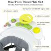 Picture of Foldable Baby Walker for Boys and Girls, 5-in-1 Baby Walker with Wheels, Adjustable Height Toddler Activity Walker with Music Tray, Detachable Seat and Mute Anti-Rollover Baby Walkers for 8-24 Months