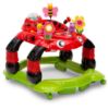 Picture of Delta Children Lil Play Station 4-in-1 Activity Walker - Rocker, Activity Center, Bouncer, Walker - Adjustable Seat Height - Fun Toys for Baby, Sadie the Ladybug