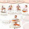Picture of Baby Walker with Wheels, 5-in-1 Foldable Baby Walker for Boys and Girls 7-18 Months with Adjustable Height Detachable Seat and Music Tray Baby Activity Walker, Anti-Fall Activity Center for Boys Girls