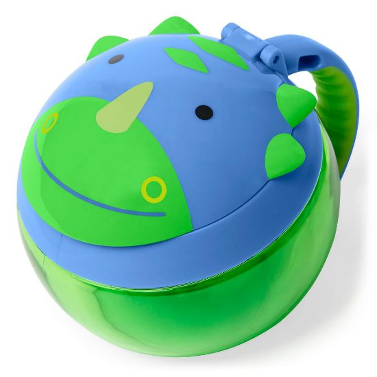 Picture of Skip Hop Baby Snack Container, Mealtime Snack Cup, Dino