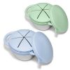 Picture of JVEOO 2 Pack Toddler Snack Cups, Baby Stainless Steel Snack Containers for Kids with Spill Proof Food Grade Silicone Lids & Handles 9 OZ No Spill Baby Snack Box for Mess-Free Snacking