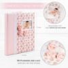 Picture of Baby Book Keepsake - Baby Memory Book and Album for Girl, Journal from Pregnancy to First 5 Years, Scrapbook to Record Memories, Milestones and Photos