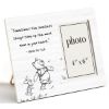 Picture of AKFVNSFK Classic Pooh Bear Nursery Picture Frame, Baby Gifts for Nursery, Baby Shower Gifts for New Parents Photo Frame for 4 x 6 Inch Photo