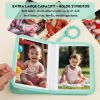 Picture of Baby Photo Book Holds 21 4x6 Photos, My First Photo Book for Baby or Toddlers, Love" Baby Photo Album Soft Cloth Family Book, Cute Book Gift for Babies Shower Newborns Family Photos (Green)