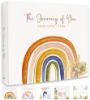 Picture of Baby Memory Book, Rainbow Baby Gift, First 5 Years Milestone Keepsake Journal, Gender Neutral Scrapbook Album, FSC-Certified Paper, 108 Pages, Boho Rainbow Newborn Keepsake, Pregnant New Mother Gift