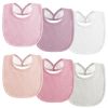 Picture of Kewlife gift Muslin Baby Bibs 6-Pack Baby Drool Bandana Bibs for Baby Girls Boys Infant Newborn Toddler Drooling and Teething (Macaron Pink)