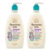 Picture of Aveeno Kids Sensitive Skin Face and Body Wash with Oat Extract, Gently Washes Away Dirt and Germs Without Drying, Tear-Free, Hypoallergenic Kids Body Wash, 18 fl. oz, 2 Pack