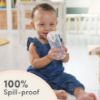 Picture of NUK Replacement Silicone Spout for Select NUK Cups, Spill-Proof, Soft Spout, Dishwasher-Safe, BPA-Free, Clear, Pack of 5