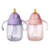 Picture of Tommee Tippee Starter Weighted Straw Baby & Toddler 10oz Sippy Cup for 6 Months+, with Silicone Weighted Straw and Easy-Hold Handles, BPA Free, Pink & Purple, Pack of 2