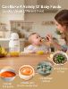 Picture of Swenteling Baby Food Maker, Creamy White Baby Food Blender, 10oz Food Puree Maker, Food Processor for Foods Fruit Vegetable Meat, 8-Second Quick Soft Food PrepBPA-Free