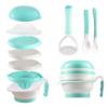 Picture of Matyz Versatile Baby Food Maker Set - Toddler Mill with Mash Bowl, Hand Masher, Citrus Juicer, Grater - Making Homemade Baby Food - Fruits and Vegetables Masher - No BPA (Mint Green)